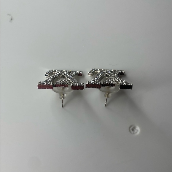 Louis Vuitton Silver Earrings - Picture 3 of 3